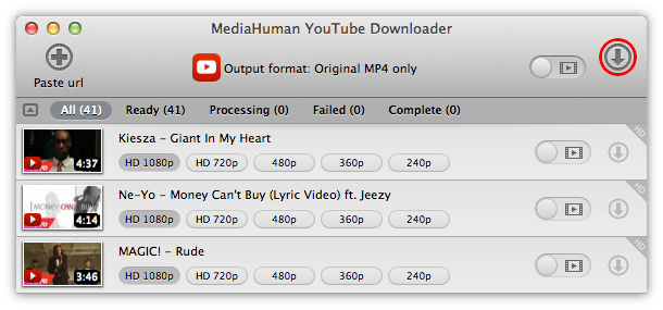 why youtube downloader for mac is failing